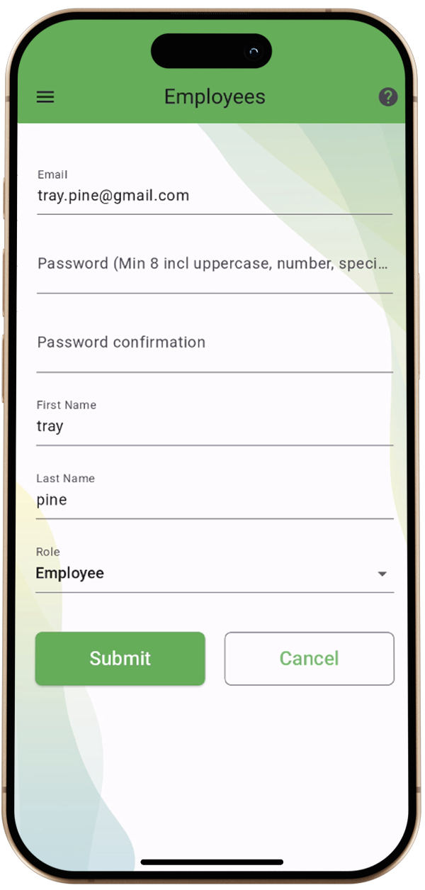 MERCHANT EMPLOYEE ADDITION/MODIFICATION