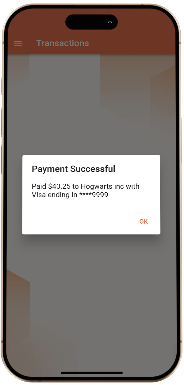 PAYMENT SUCCESS NOTIFICATION